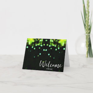 Gepersonaliseerde eenvoudige Elegant Welkom bij he Kaart