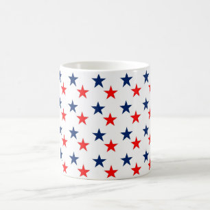 Gepersonaliseerde Eenvoudige Elegante Rood & Koffiemok