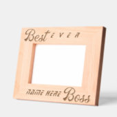 Gepersonaliseerde Eenvoudige Moderne Beste Baas Gegraveerde Lijstjes (Links)