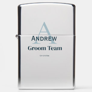 Gepersonaliseerde Eenvoudige Monogram Bruidegom Te