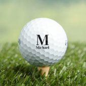 Gepersonaliseerde Eenvoudige Monogrammen Golfballen (Insitu Shirt)
