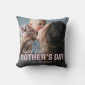 Gepersonaliseerde Eerste Moederdag Foto Kussen (Voorkant)