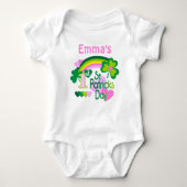 Gepersonaliseerde eerste St Patrick's Day Romper (Voorkant)