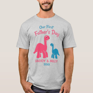 Gepersonaliseerde eerste Vaderdag T-shirt