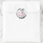 Gepersonaliseerde eerste verjaardag foto Sticker (Tas)