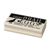 GEPERSONALISEERDE EI KARTON Verse Kwartel Eieren & Rubberstempel (Stempel)