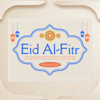 Gepersonaliseerde Eid Al-Fitr-viering