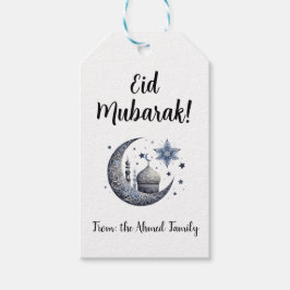 Gepersonaliseerde EID Mubarak cadeau Labels Cadeaulabel