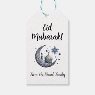 Gepersonaliseerde EID Mubarak cadeau Labels Cadeaulabel