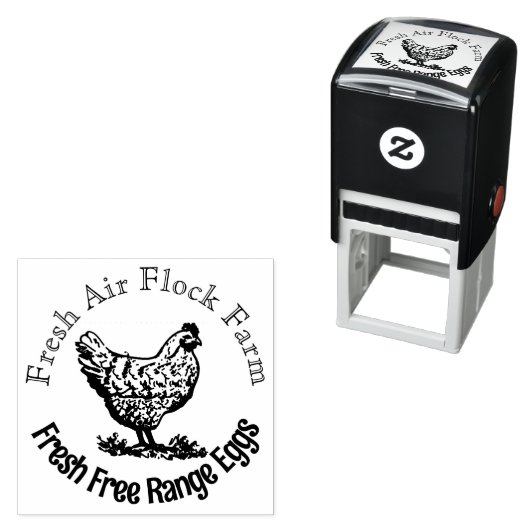 Gepersonaliseerde eierstempel zelfinktende stempel (In situ)