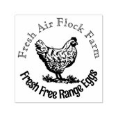 Gepersonaliseerde eierstempel zelfinktende stempel (Design)