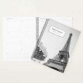 Gepersonaliseerde Eiffeltoren Parijs 2025 Planner (Display)