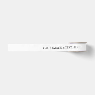 Gepersonaliseerde eigen foto grosgrain lint