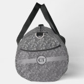 Gepersonaliseerde Elegant Grijs Abstract Duffle Ba Plunjezak (Rechts)