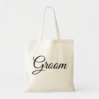Gepersonaliseerde Elegant groom bruiloft Adult gif Tote Bag