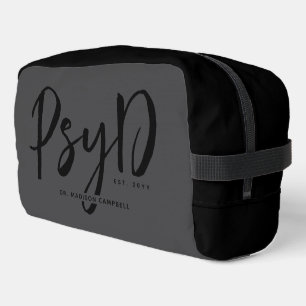 Gepersonaliseerde Elegant PsyD Doctor in de Psycho Toilettasje