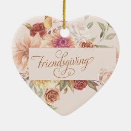 Gepersonaliseerde Elegant Vriendschapsgeschenk Ond Keramisch Ornament