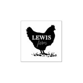 Gepersonaliseerde elegante eierstempel 	rubberstempel (Afrduk)