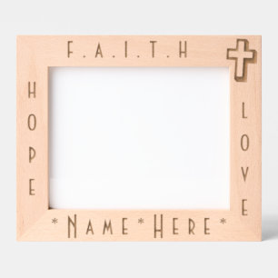 Gepersonaliseerde elegante en moderne Cross Keepsa Gegraveerde Lijstjes