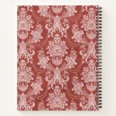 Gepersonaliseerde elegante Franse Toile Notitieboek (Achterkant)