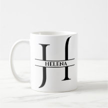 Gepersonaliseerde elegante Initiaal letter H