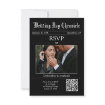 Gepersonaliseerde elegante minimalistische QR-code