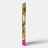 Gepersonaliseerde elegante roze en gouden bling Case-Mate iPhone case (Achterkant / Rechts)