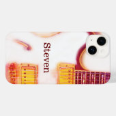 Gepersonaliseerde elektrische gitaar Case-Mate iPhone case (Achterkant (horizontaal))