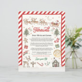 Gepersonaliseerde Elf Pensioenbrief Afscheid Elf (Staand voorkant)