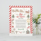 Gepersonaliseerde Elf Pensioenbrief Afscheid Elf (Staand voorkant)