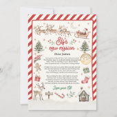 Gepersonaliseerde Elf Pensioenbrief Afscheid Elf Kaart (Voorkant)