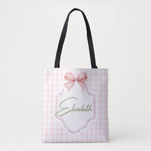 Gepersonaliseerde Elizabeth Baby Girl Nursery Ging Draagtas