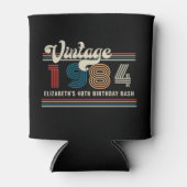 Gepersonaliseerde elke leeftijd  aangepaste foto V Blikjeskoeler (Voorkant)