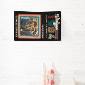 Gepersonaliseerde elke leeftijd aangepaste foto V Spandoek (Insitu)