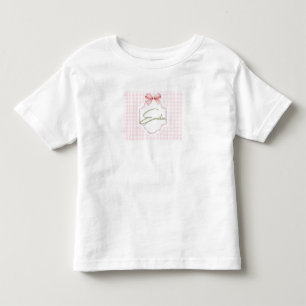Gepersonaliseerde Emilia Baby Meisje Kwekerij Bow Kinder Shirts