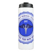 Gepersonaliseerde EMT Paramedici Caduceus Thermosbeker (Voorkant)
