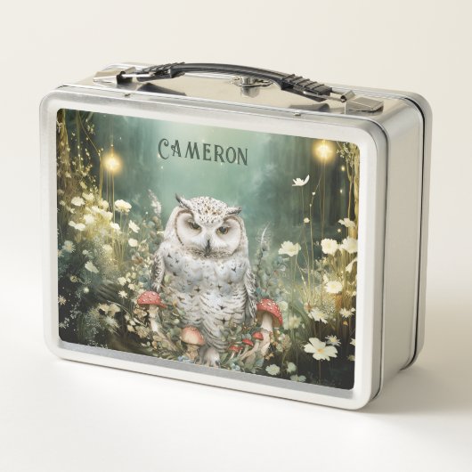 Gepersonaliseerde Enchanted Forest Uil (Achterkant)