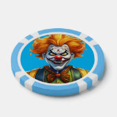Gepersonaliseerde enge clown composiet poker chips (Enkel)