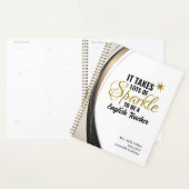 Gepersonaliseerde Engels Teacher Planner (Display)