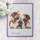 Gepersonaliseerde Engelse Bulldog Jigsaw Puzzel