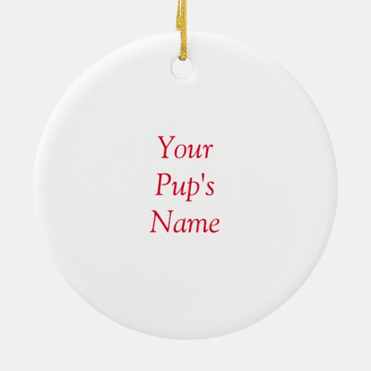 Gepersonaliseerde Engelse Cocker Spaniel Dog Art Keramisch Ornament (Achterkant)