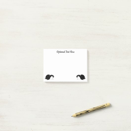 Gepersonaliseerde Engelse lup Pet Bunny Rabbit Post-it® Notes (Op bureau)