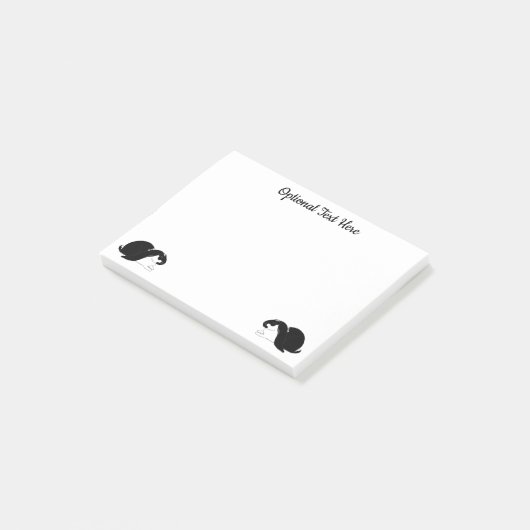 Gepersonaliseerde Engelse lup Pet Bunny Rabbit Post-it® Notes (Schuin)