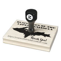 Gepersonaliseerde esdoorn houten stempels