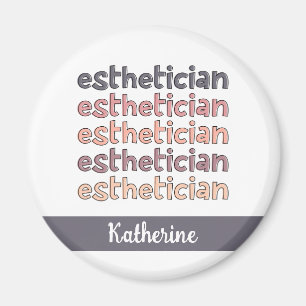 Gepersonaliseerde estheticiste Cosmetoloog Beautic Magneet
