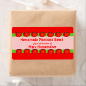 Gepersonaliseerde etiketten van tomatensaus (Insitu)