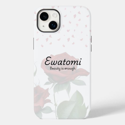 Gepersonaliseerde Ewatomi iPhone hoesje (Achterkant)