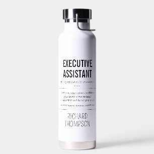 Gepersonaliseerde Executive Assistant Grappig Waterfles