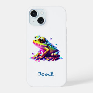 Gepersonaliseerde Fabulous Frog Telefoon Case iPhone 15 Hoesje