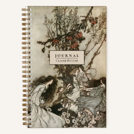 Gepersonaliseerde Fairies Art Dotted Journal Notitieboek